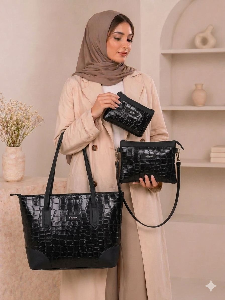 کیف زنانه ۳ تیکه کد AZ0031