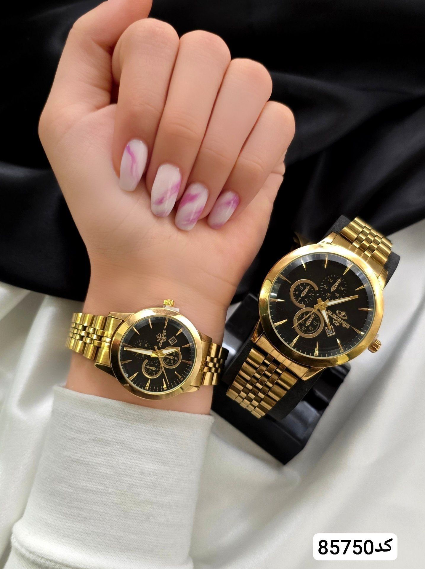 ساعت مچی الگانس بند استیل کد 85750