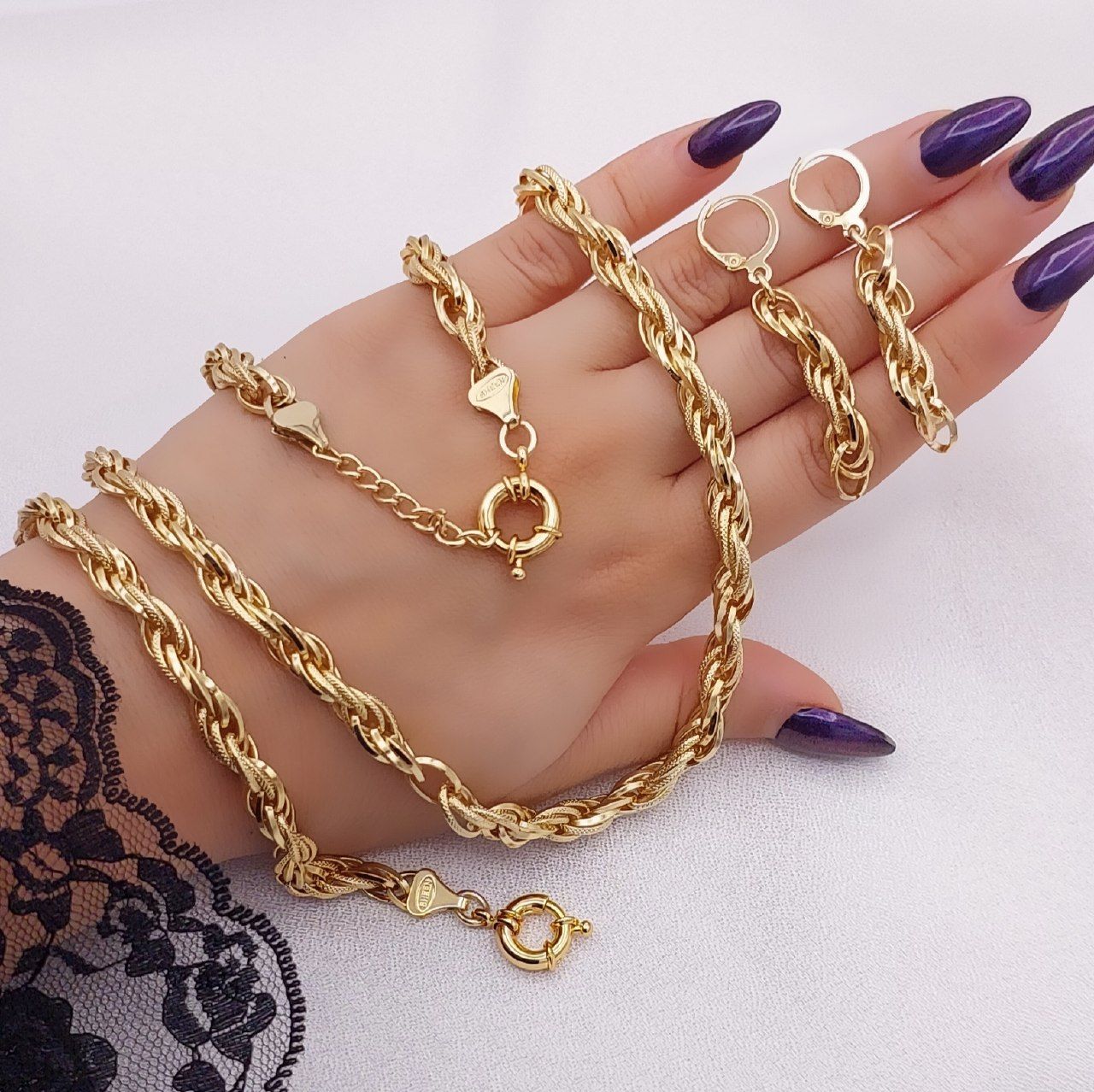 سرویس استیل طرح طلا کدAK9011
