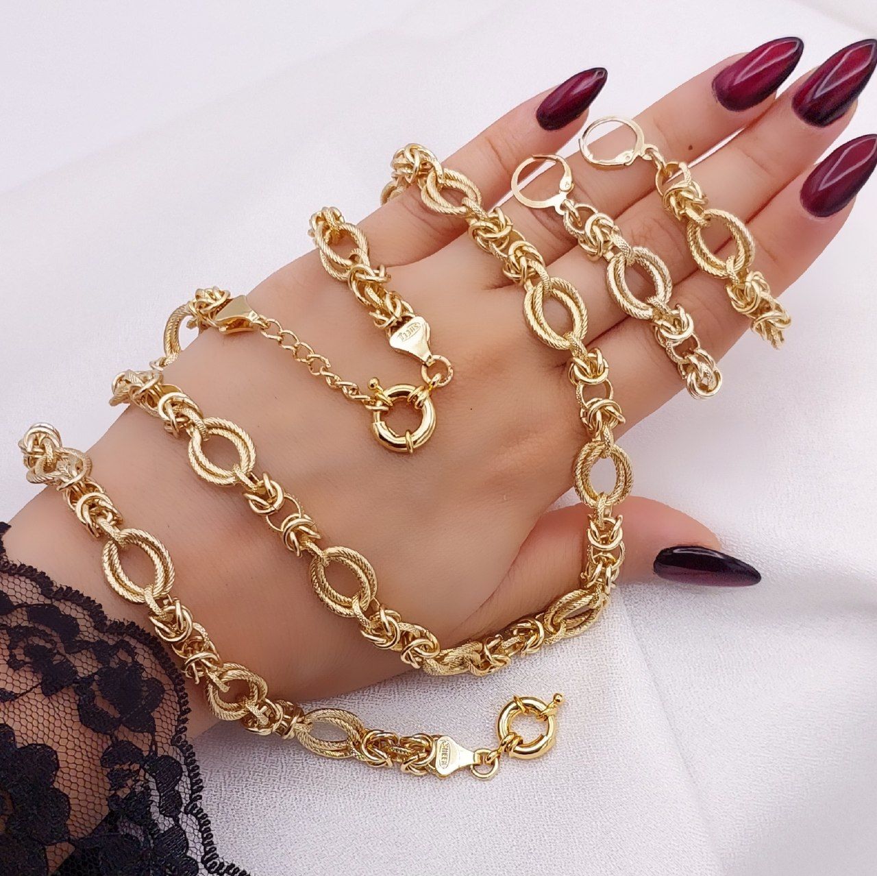 سرویس استیل طرح طلا کدAK9012