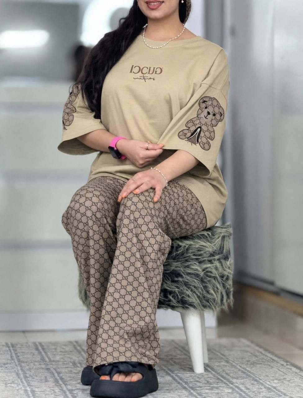 تیشرت شلوار دخترانه کد;LN12630
