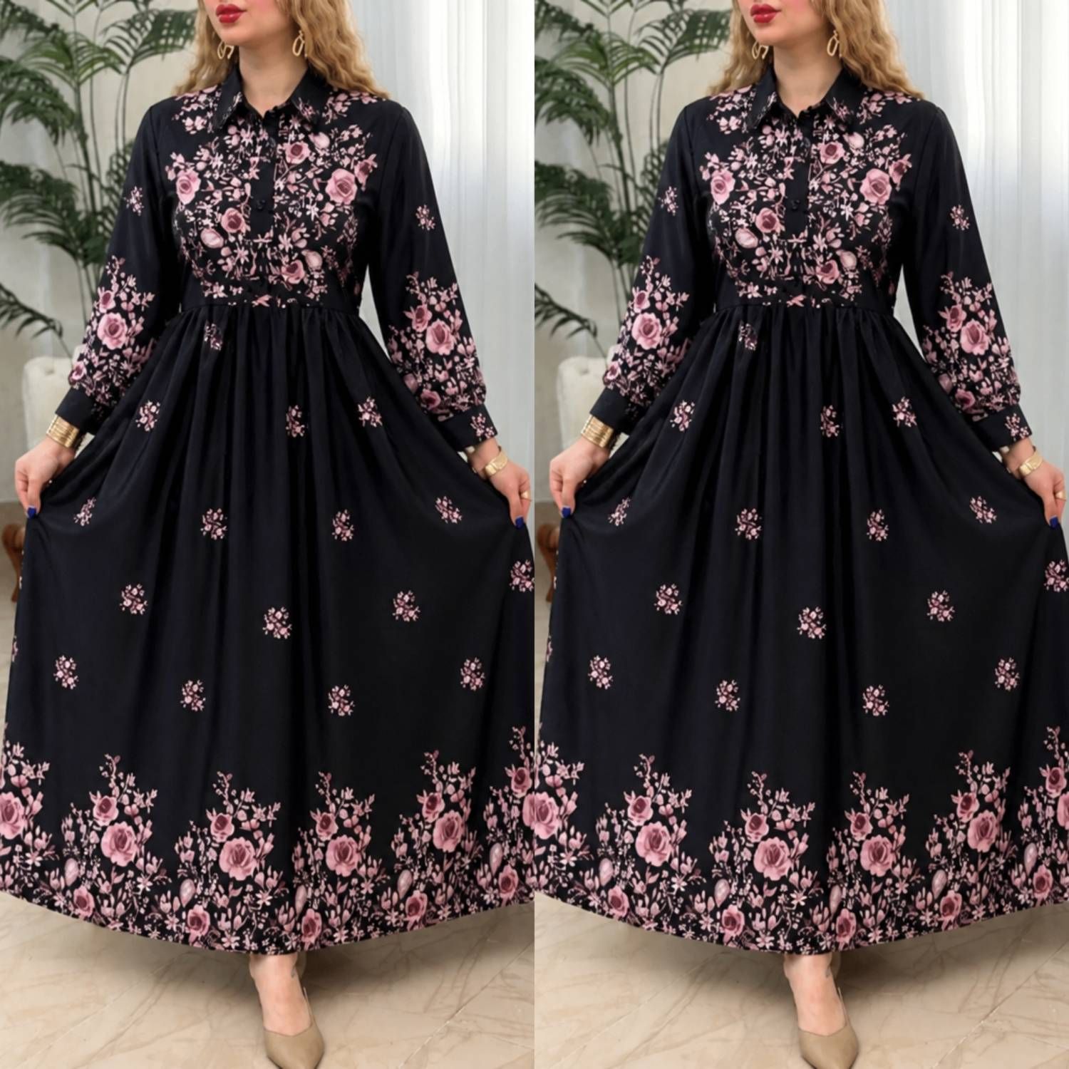 پیراهن زنبق کد12760