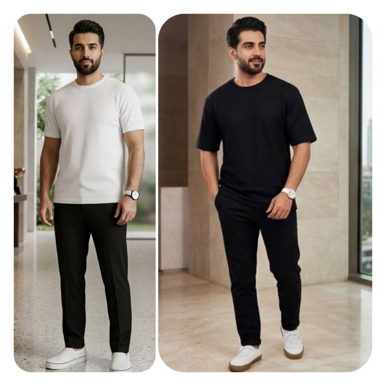 تیشرت تک  مردانه کدMr12743