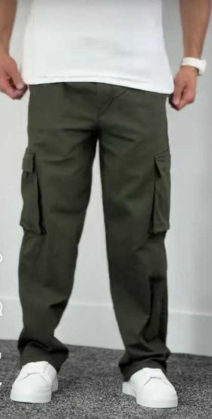 شلوار بگ مردانه کتان نیل پنبه Mr001