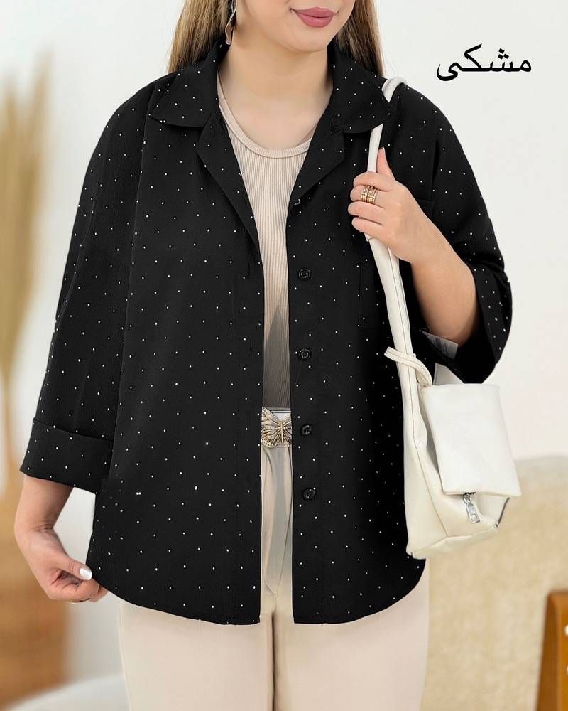 شومیز نگین دار کد:N14151
