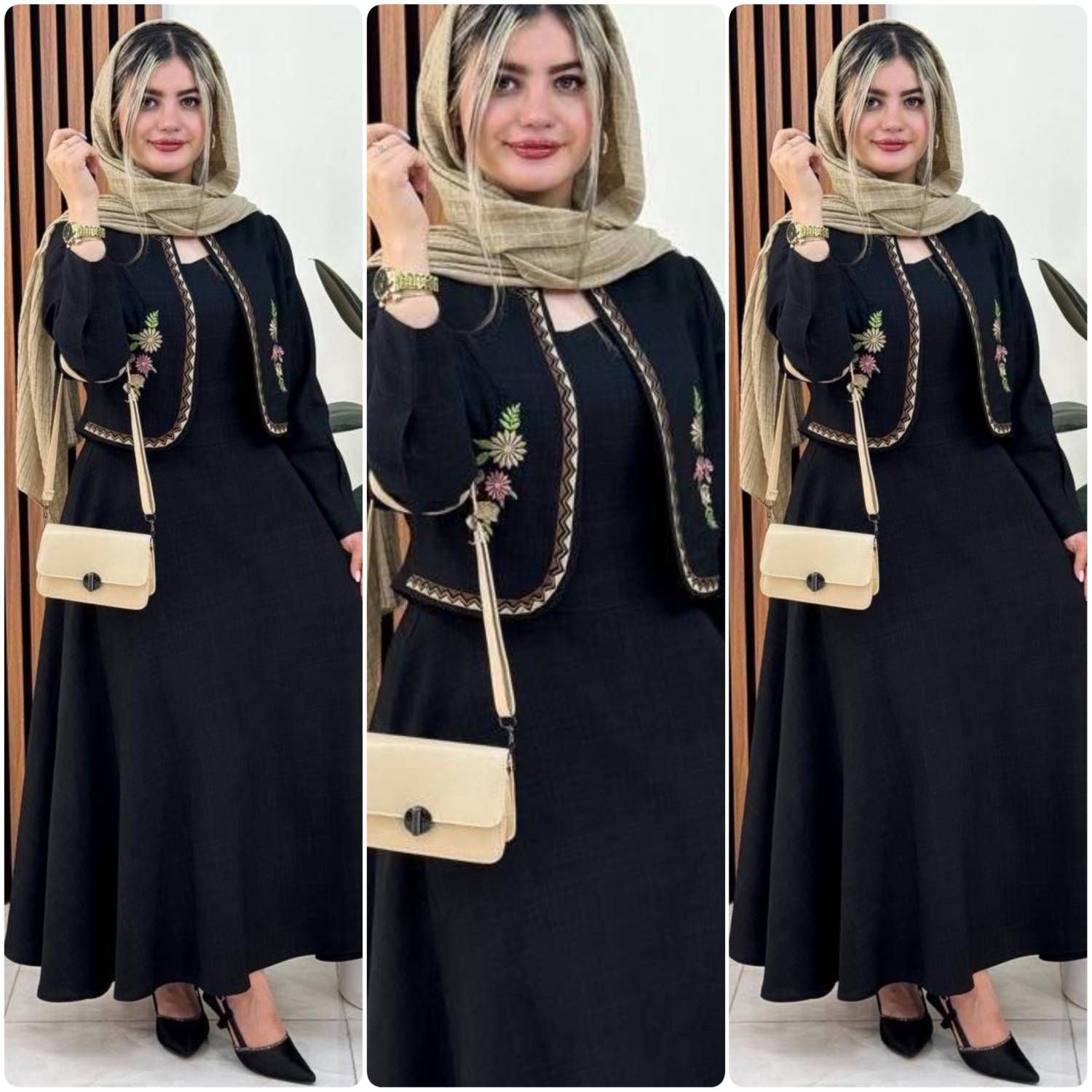 کت و سارافن زنانه همتا کد؛L9611