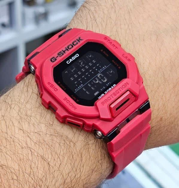 ساعت مردانه G _Shock ضد اب موتور تایلندی دو زمانه مناسب ورزشکاران دارای رنگبندی کد SH12001500