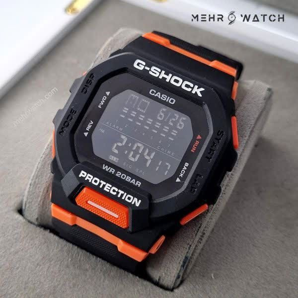ساعت مردانه G _Shock ضد اب موتور تایلندی دو زمانه مناسب ورزشکاران دارای رنگبندی کد SH12001500