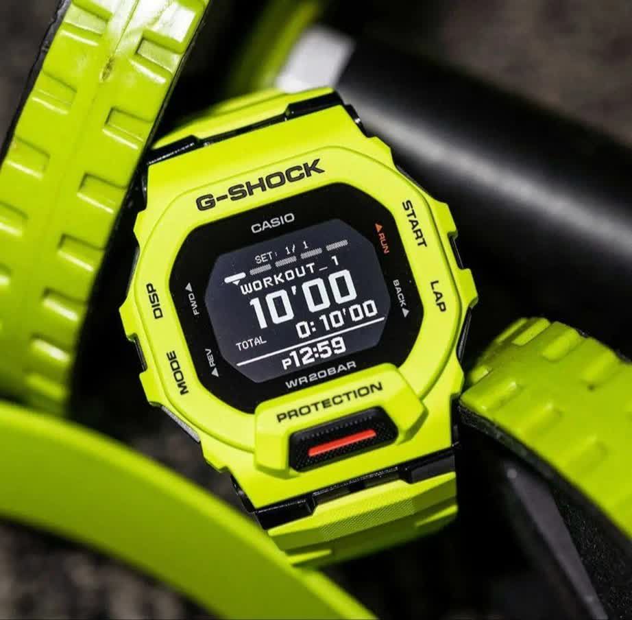 ساعت مردانه G _Shock ضد اب موتور تایلندی دو زمانه مناسب ورزشکاران دارای رنگبندی کد SH12001500